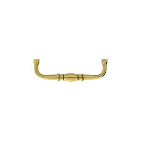 Deltana K4474U3 Colonial Wire Pull Polished Brass, 10PK K4474U3-XCP10